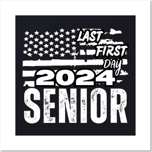 Last First Day Senior 2024 Back To school Posters and Art